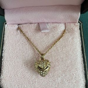 Juicy Couture Heart Necklace (Gold tone)